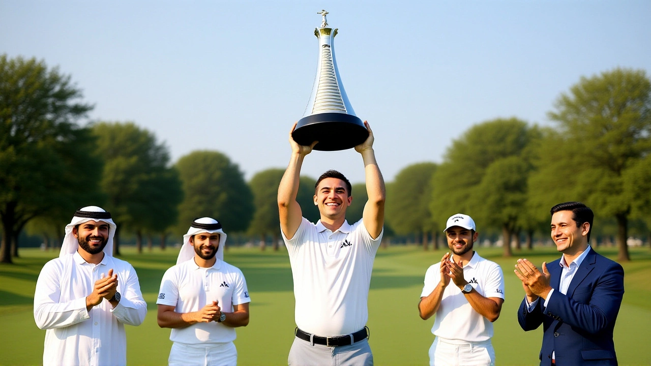 هوجارد يتوج بلقب جولة دي بي ورلد للجولف بعد مواجهة ملحمية في دبي