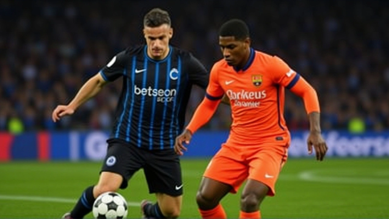 تعادل مجنون 3-3 بين برشلونة وكلوب بروج.. و6 أهداف و3 كرات في القائم