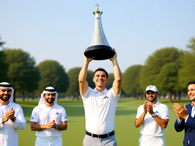هوجارد يتوج بلقب جولة دي بي ورلد للجولف بعد مواجهة ملحمية في دبي