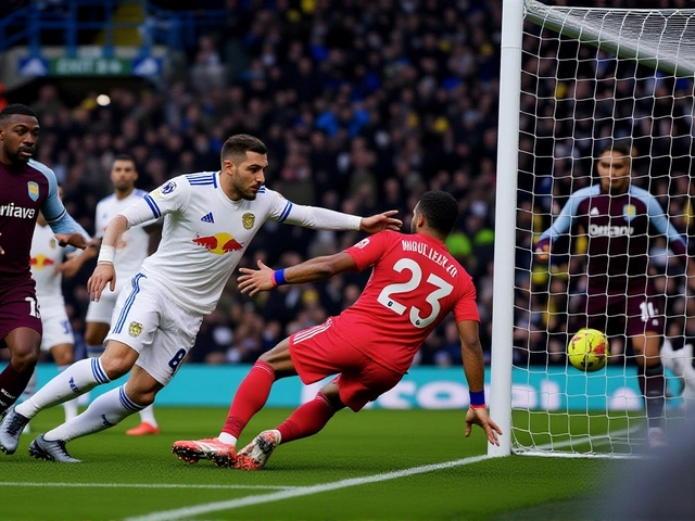 روجرز يقود أستون فيلا لانتصار مذهل على ليدز يونايتد بنتيجة 2-1 في إيلاند رود