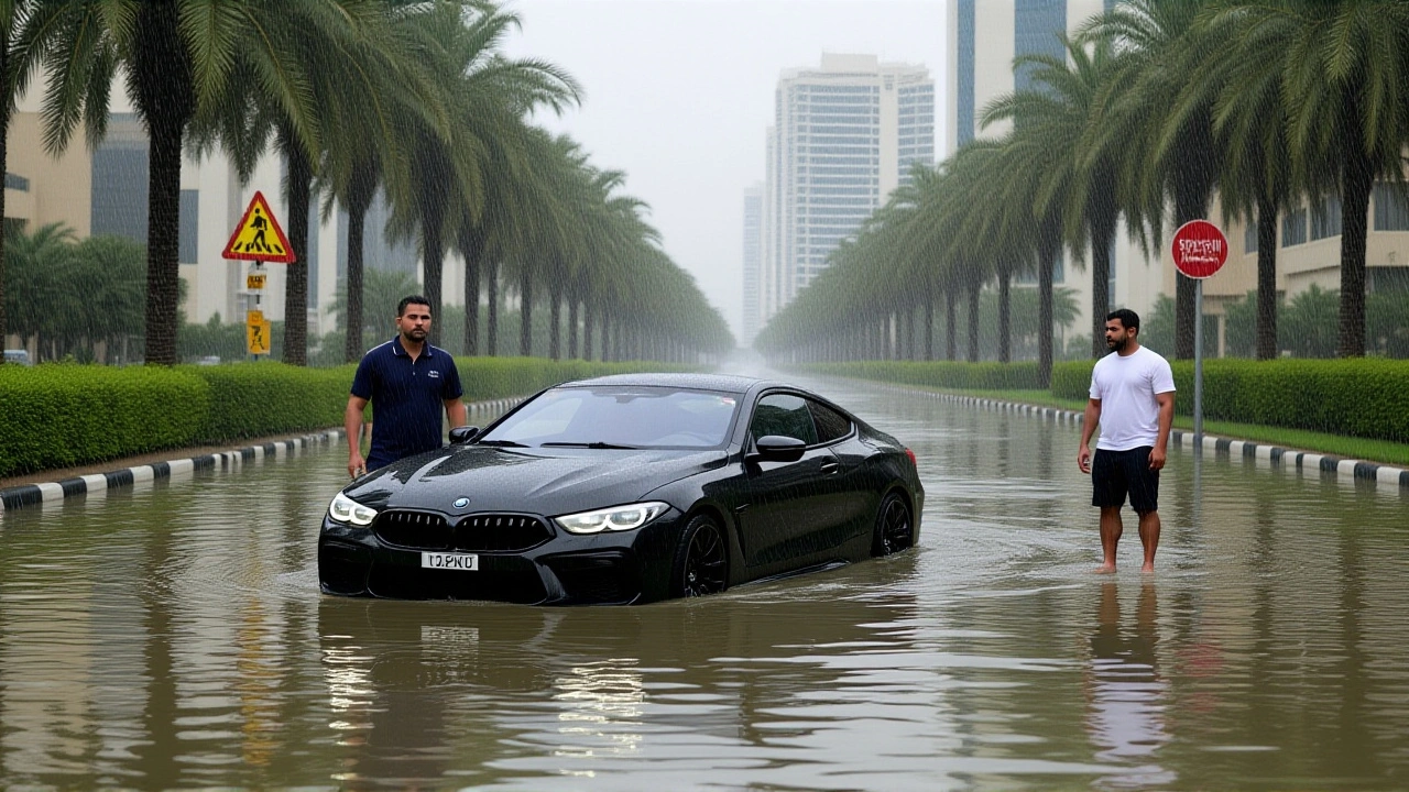 أمطار غزيرة تضرب الإمارات لأربعة أيام وتشمل أبوظبي ودبي وجبل جيس