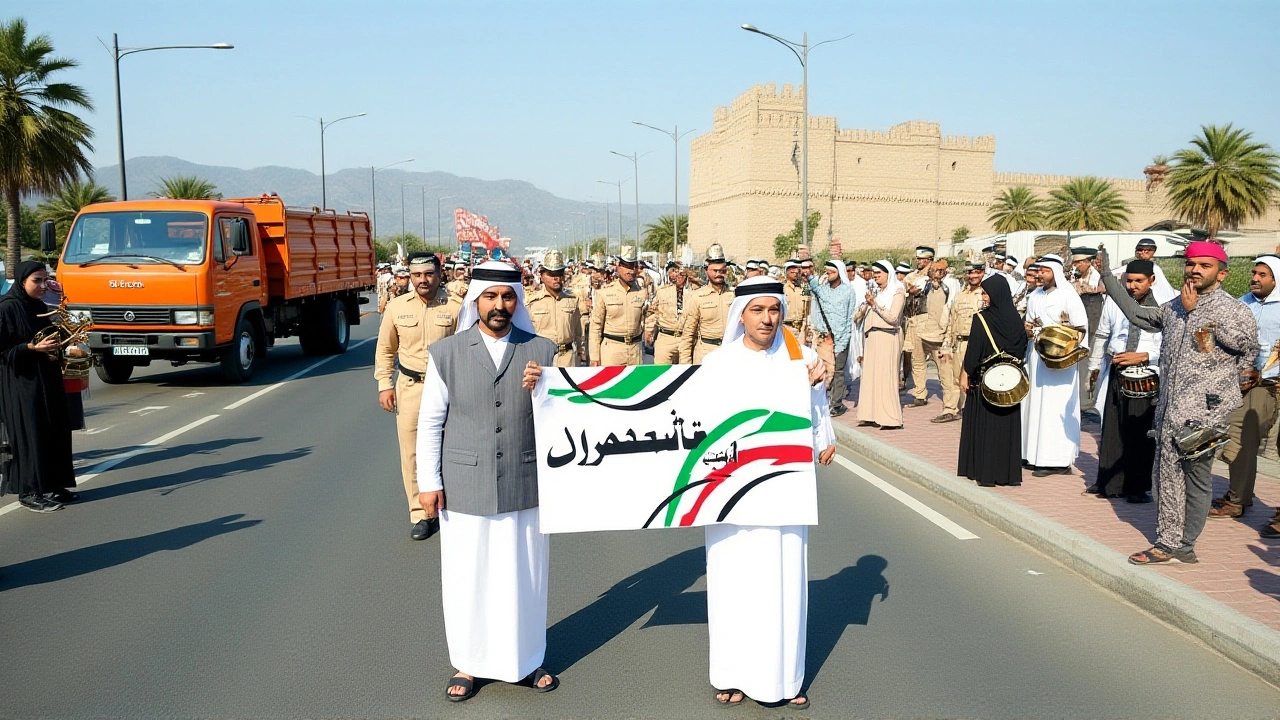 خورفكان تحتفل بعيد الاتحاد الـ54 بمسيرة بحرية وأمسية فنية بحضور الشيخ هيثم بن صقر القاسمي
