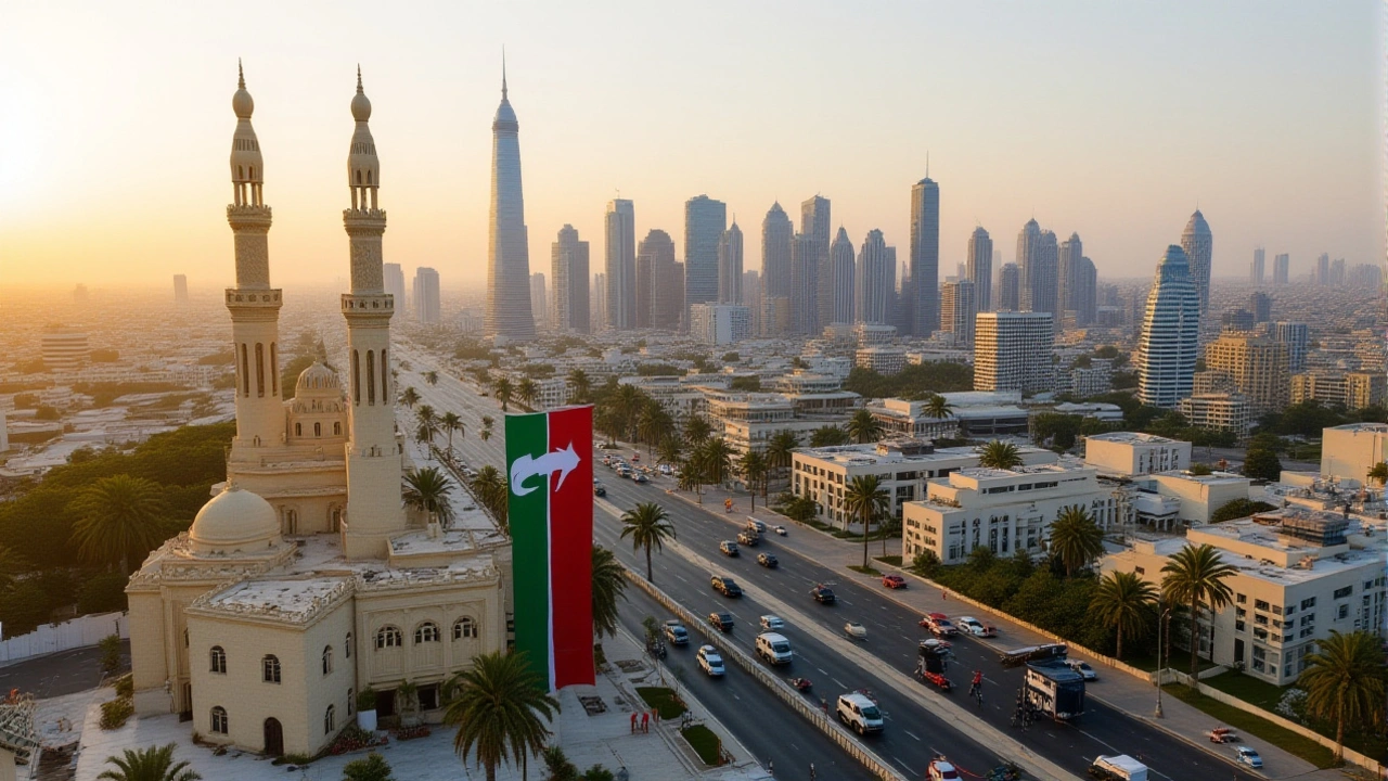 مسيرة الاتحاد في دبي تجمع 500 سيارة احتفالاً بالعيد الـ54 للاتحاد