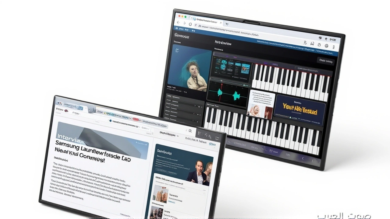 سامسونج تطلق أول هاتف قابل للطي بثلاث شاشات بحجم 10 بوصات