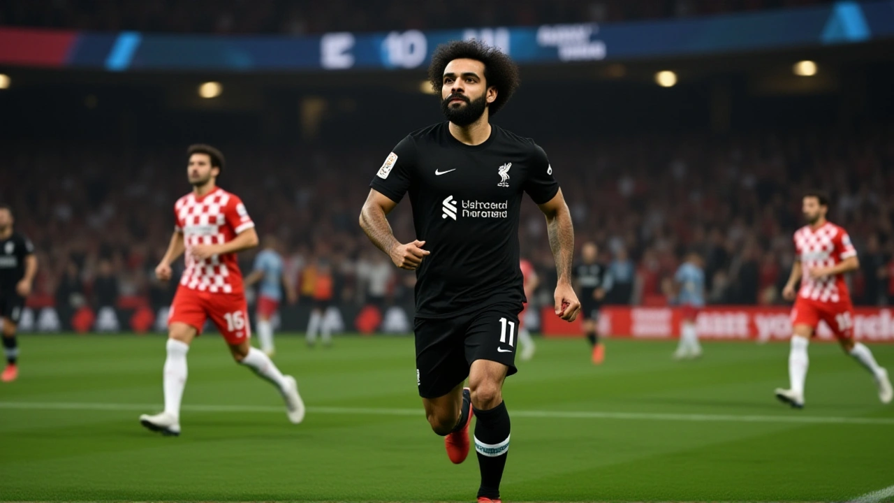 صلاح يسجل هدفه الـ50 في دوري الأبطال وبرشلونة يتصدر الليغا بعد تعادل ريال مدريد مع خيرونا