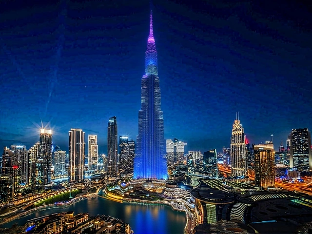 برج خليفة يتألق بإضاءة جديدة تُعيد تعريف فن المباني الضوئية