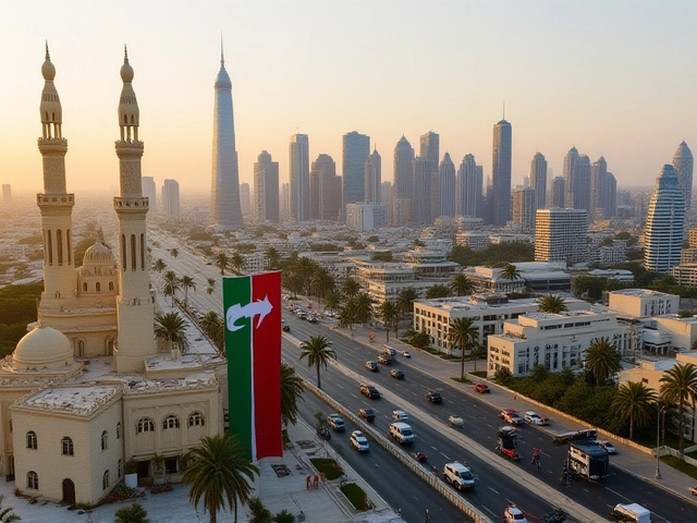 مسيرة الاتحاد في دبي تجمع 500 سيارة احتفالاً بالعيد الـ54 للاتحاد