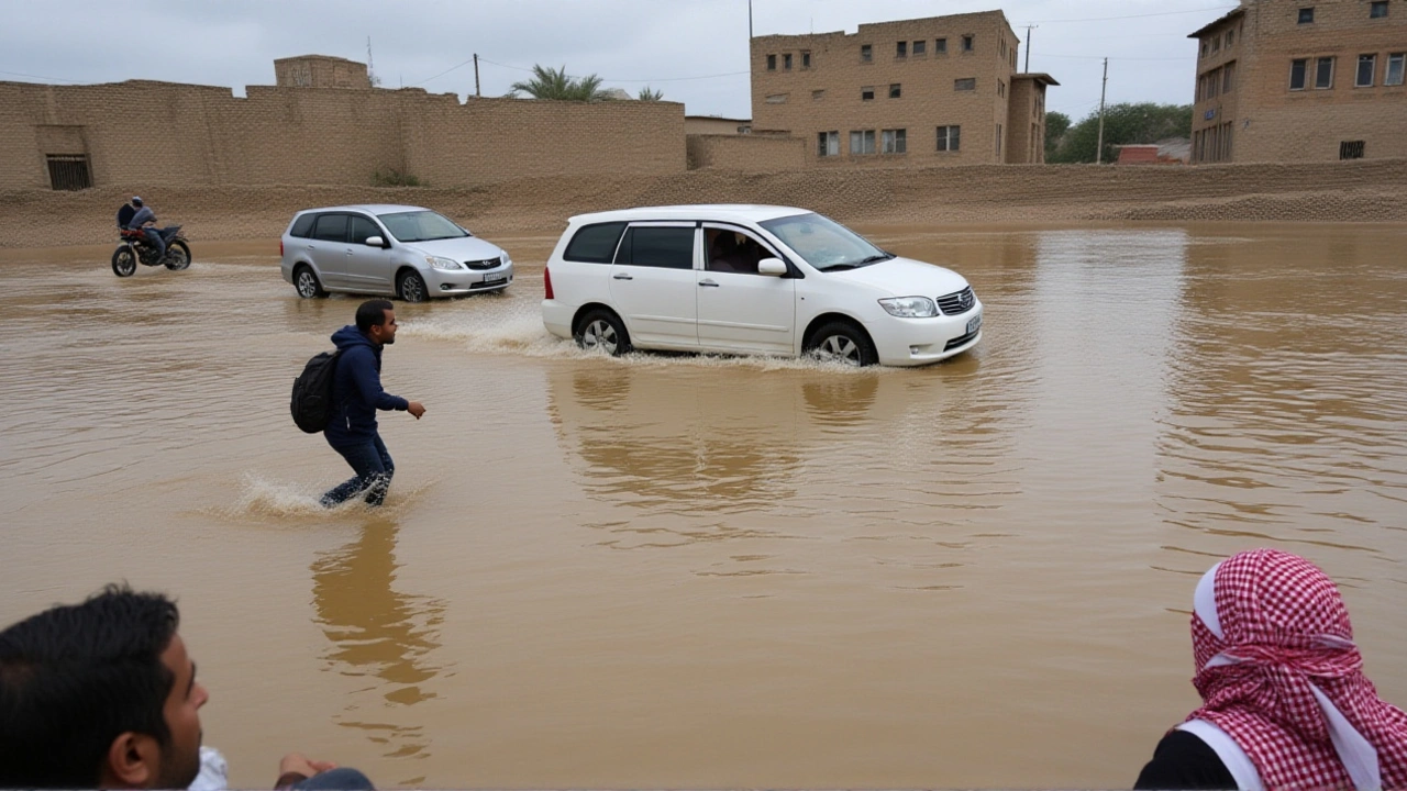 فيضان وبرد قاتل: مصرع 8 أشخاص وإصابة مخيمات مشردين في تعز ومأرب