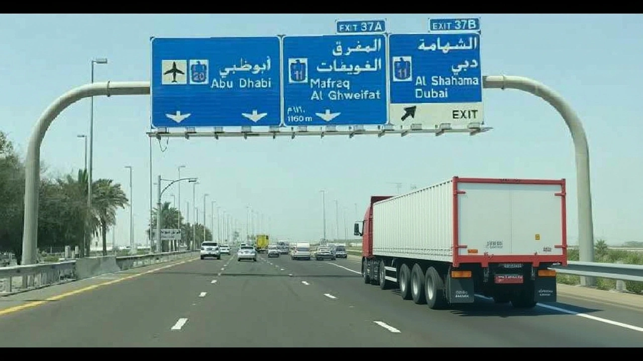 أبوظبي تفرض حظراً على الشاحنات في ساعات الذروة بدءاً من ديسمبر