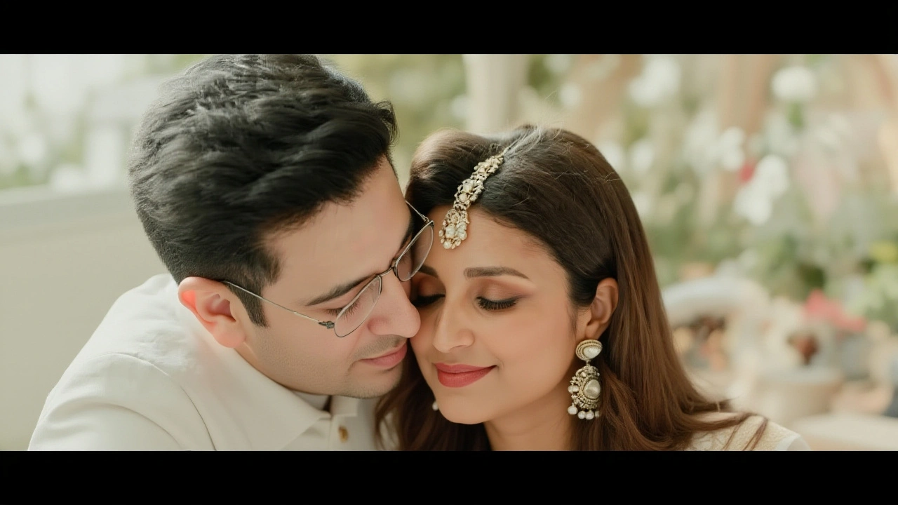 الأسئلة الشائعة حول زفاف بارينيتي شوبرا وراغاف شادها