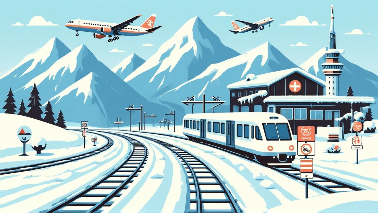 عاصفة جليدية تشل سكك حديد النمسا وخسائر المصانع تصل لـ 3 ملايين يورو