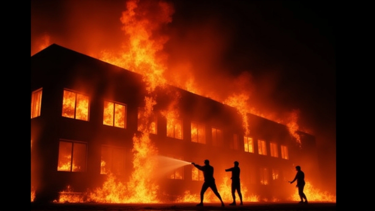 حريق ميناء الحديدة يلتهم مساعدات غذائية ووقوداً لبرنامج الأغذية العالمي