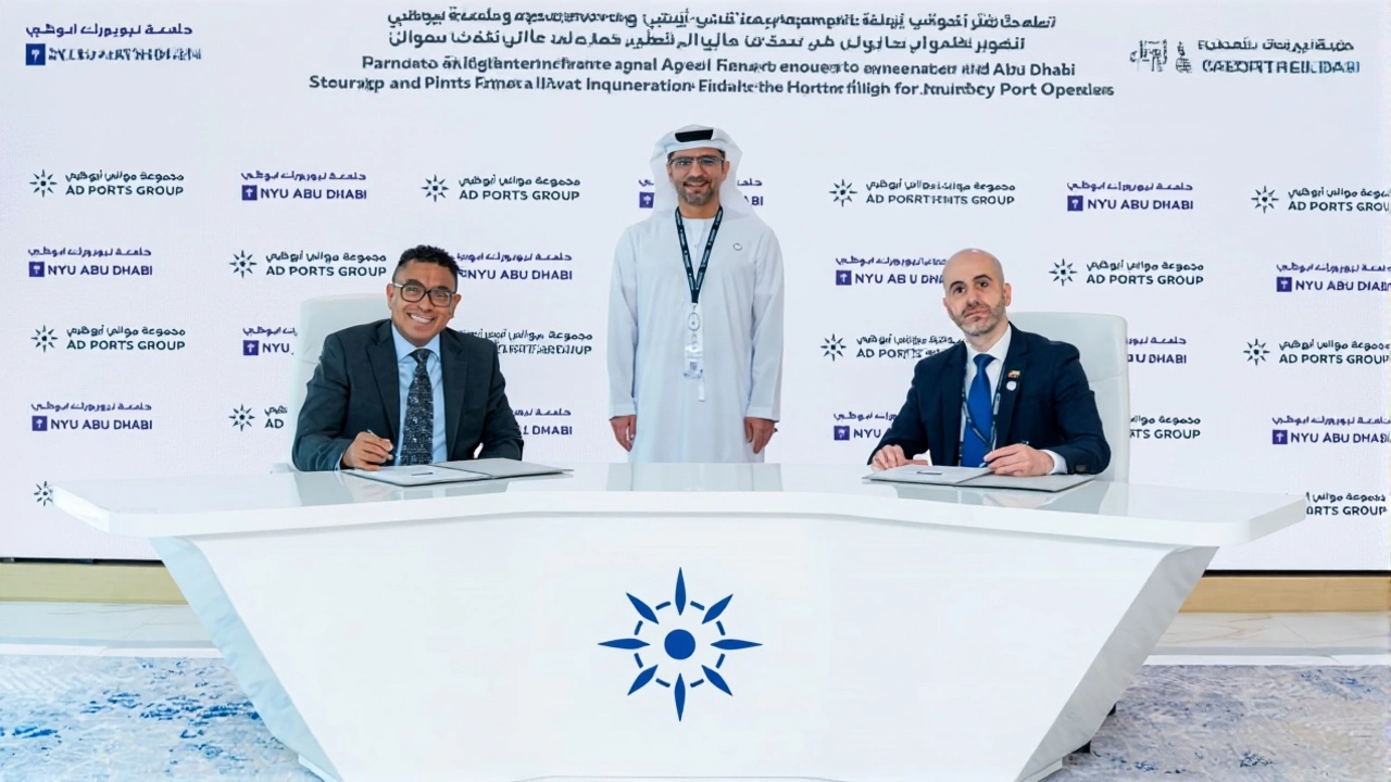 مجموعة موانئ أبوظبي وجامعة نيويورك تطوران محرك ذكاء اصطناعي للموانئ