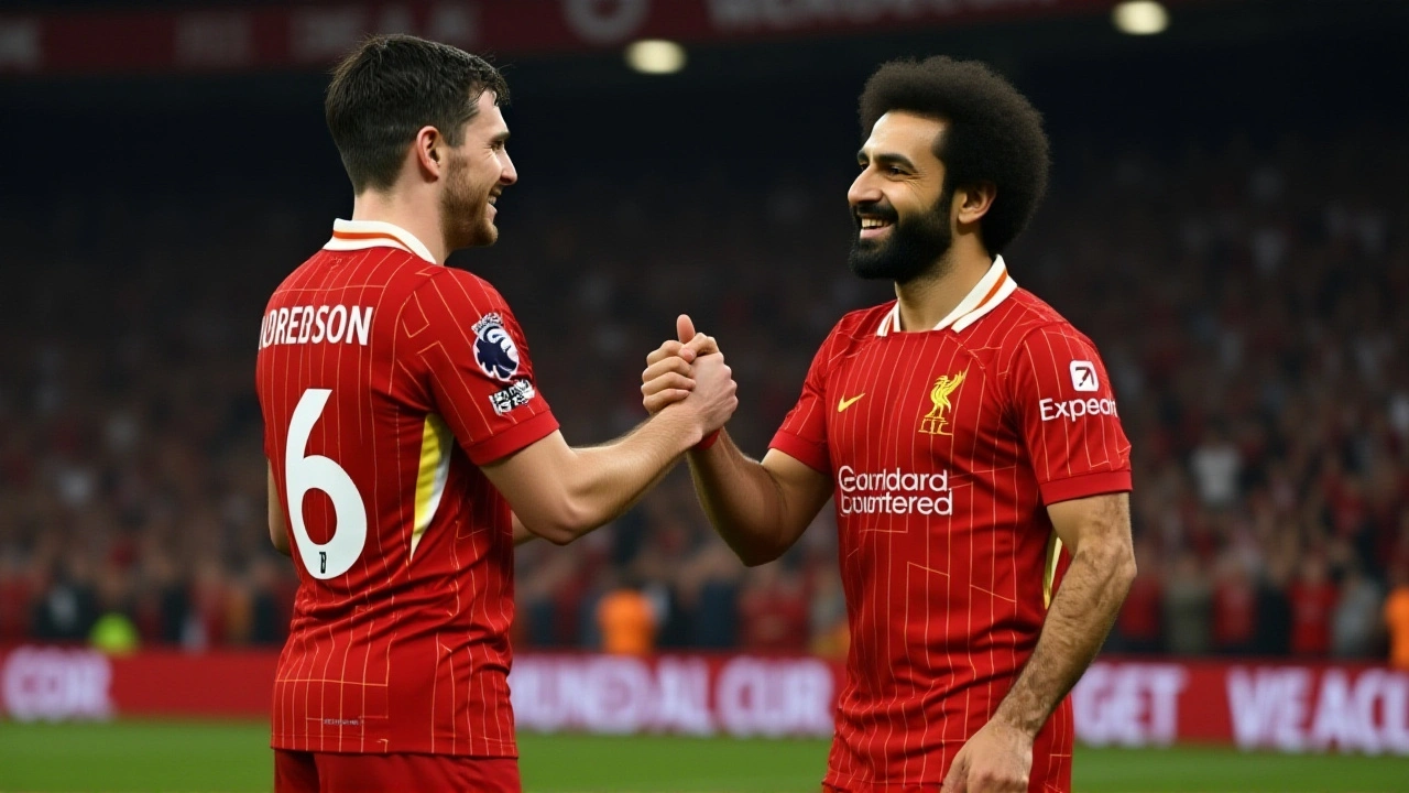 صلاح يودع ديربي ميرسيسايد بهدف تاريخي يقود ليفربول للفوز على إيفرتون