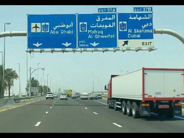 أبوظبي تفرض حظراً على الشاحنات في ساعات الذروة بدءاً من ديسمبر