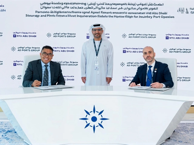 مجموعة موانئ أبوظبي وجامعة نيويورك تطوران محرك ذكاء اصطناعي للموانئ