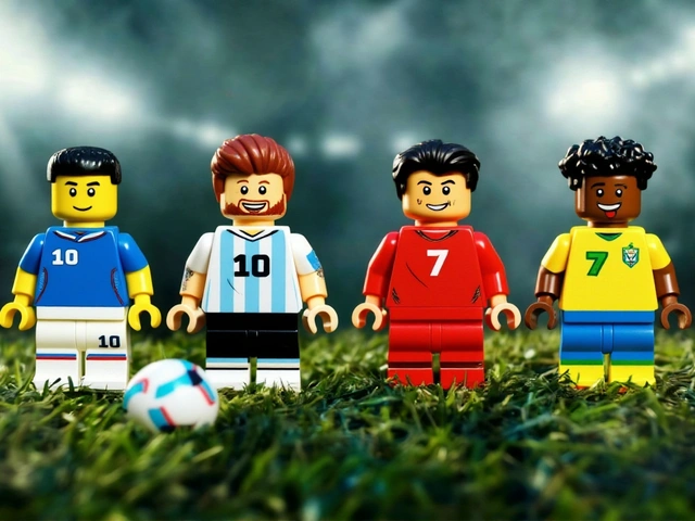 ميسي ورونالدو ومبابي وفينيسيوس في حملة LEGO الملحمية لمونديال 2026