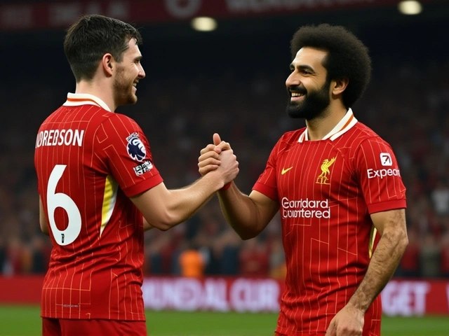 صلاح يودع ديربي ميرسيسايد بهدف تاريخي يقود ليفربول للفوز على إيفرتون