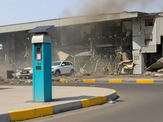 سيطرة سريعة على حرائق منشأة «بروج» في أبوظبي بعد اعتراضات جوية