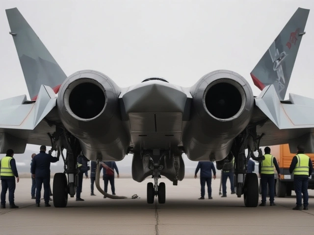 طائرة سو-57 الروسية تحلق بمحرك «برودكت 177» الجديد لأول مرة