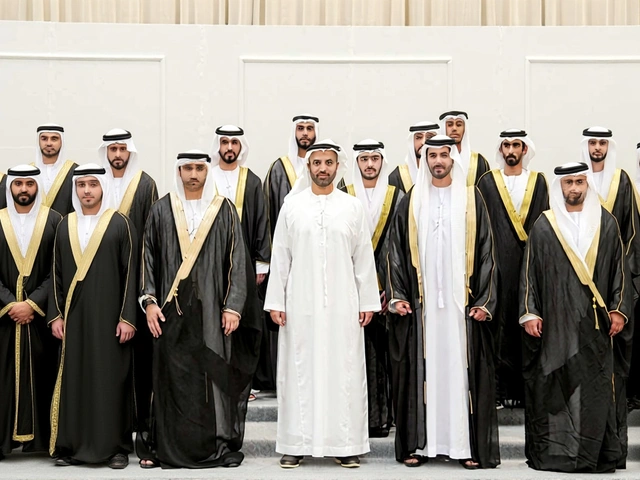 ولي عهد رأس الخيمة يرعى حفل الزفاف الجماعي الـ 13 لـ 34 مواطناً