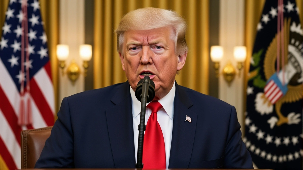 ترامب يعلن هزيمة إيران ويقترح فرض رسوم عبور في مضيق هرمز