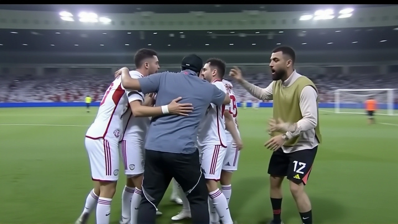 الإمارات تتصدر التأهل لكأس العالم بعد فوزها على عمان 2-1