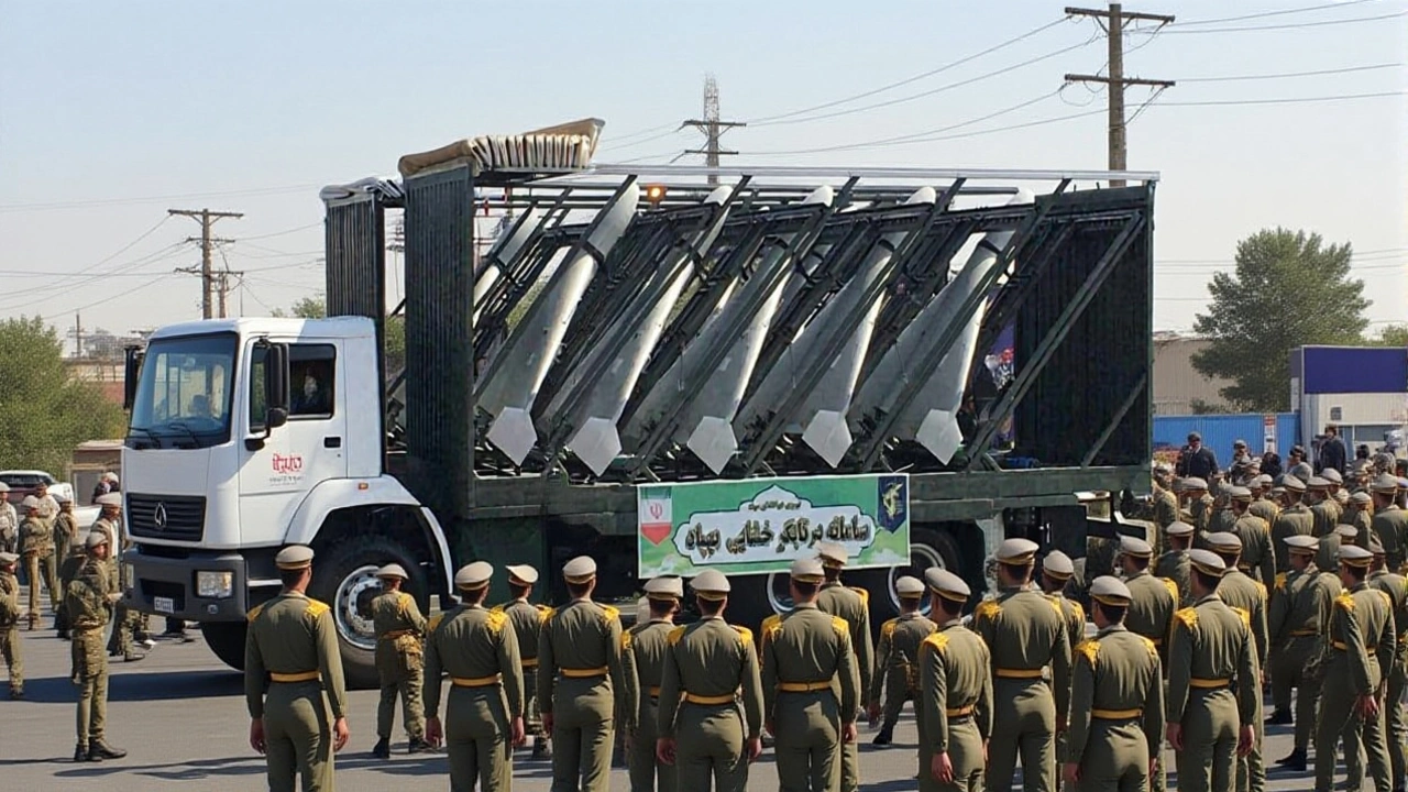 إيران تبرز طائراتها المسيرة المتطورة في معرض الدفاع العراقي وموكب عسكري