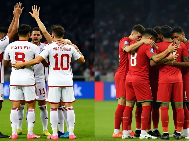 الإمارات تتصدر المجموعة الأولى المؤهلة لكأس العالم بعد فوزها على عمان