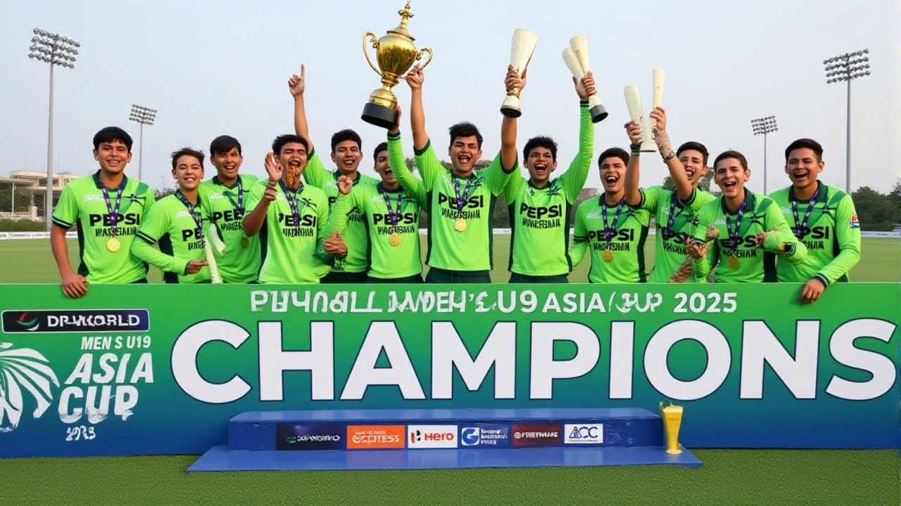 باكستان تتوج بطلاً لكأس آسيا للشباب في دبي بفارق تاريخي