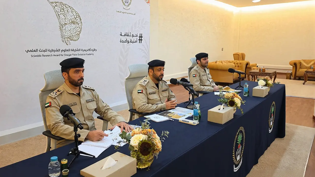 أكاديمية الشارقة تطلق الدورة السادسة لجائزة البحث العلمي الأمني بمليون درهم