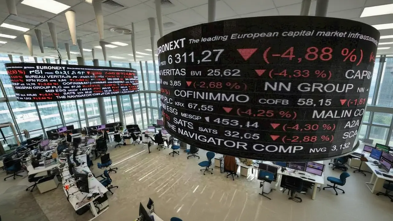أسهم أوروبا تتراجع 1.3% مع هبوط حاد في الرقائق وترقب المركزي الأوروبي