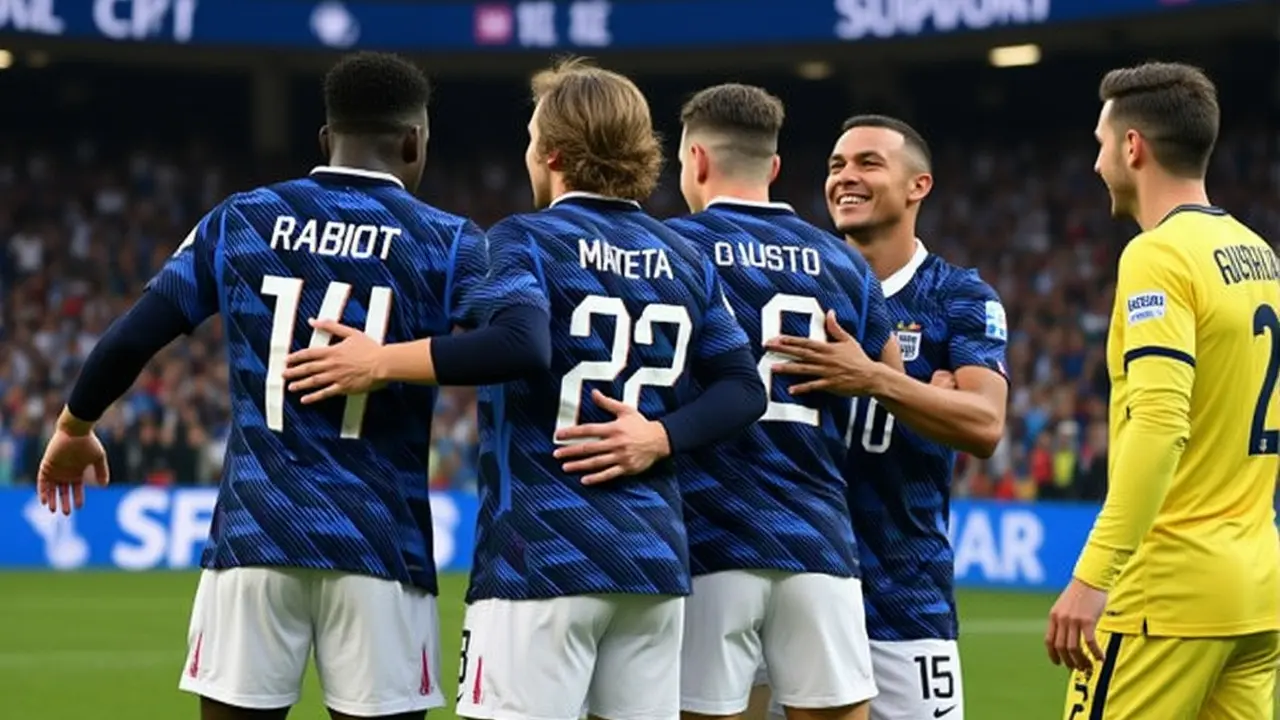 مبابي يسجل ثنائية ويقود فرنسا للفوز على السويد 3-0 في كأس العالم