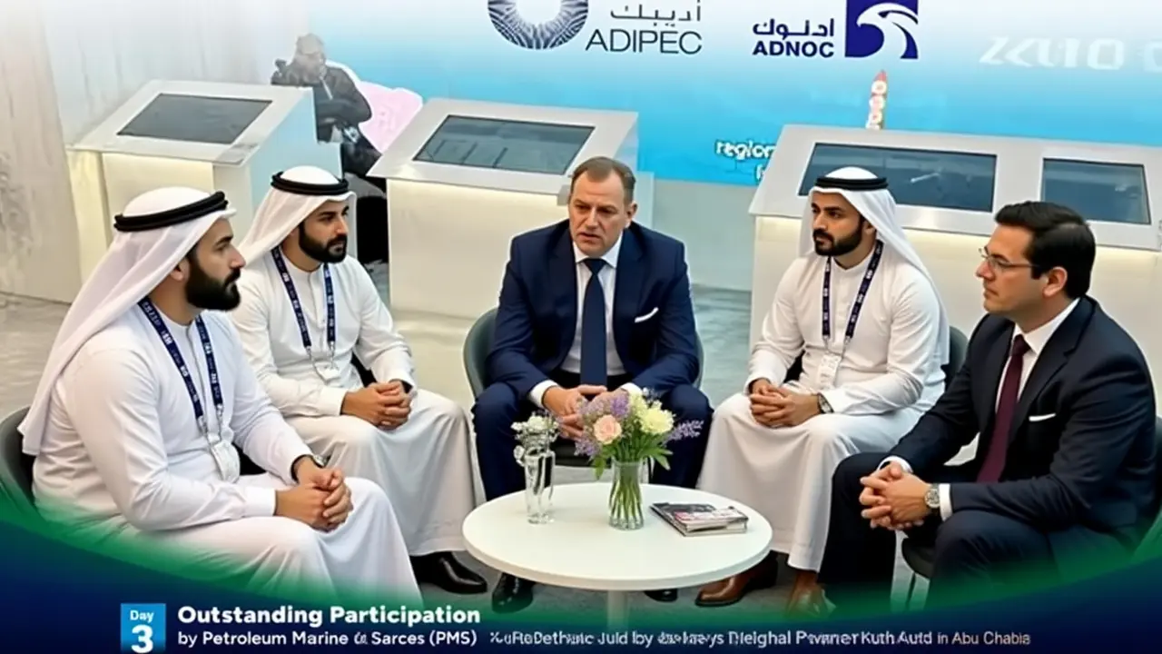 PMS وADNOC تبحثان شراكات بحرية جديدة في أديبك 2025