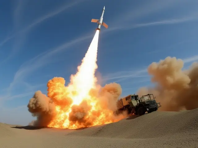 إيران تطلق 10 صواريخ باليستية على قاعدة الأزرق الأردنية وتُصعّد التصعيد