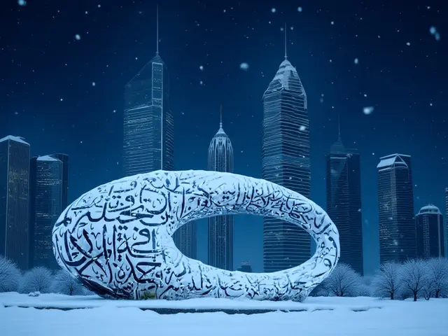 هل يهطل الثلج في دبي؟ فنان رقمي يحول المدينة إلى عالم شتوي