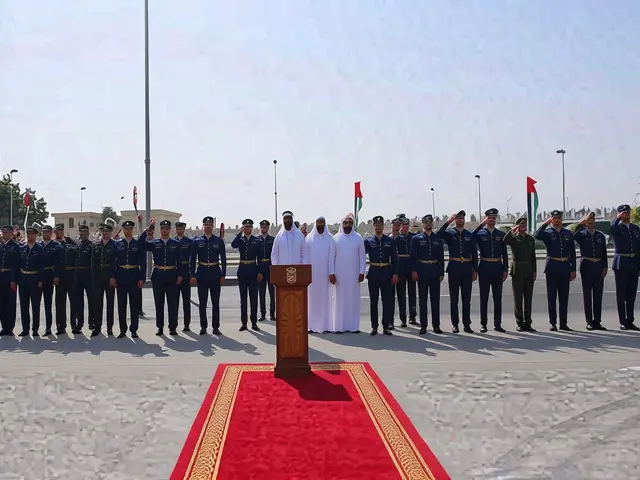 محمد بن زايد يشهد احتفال القوات البرية بيوم الوحدة الـ26