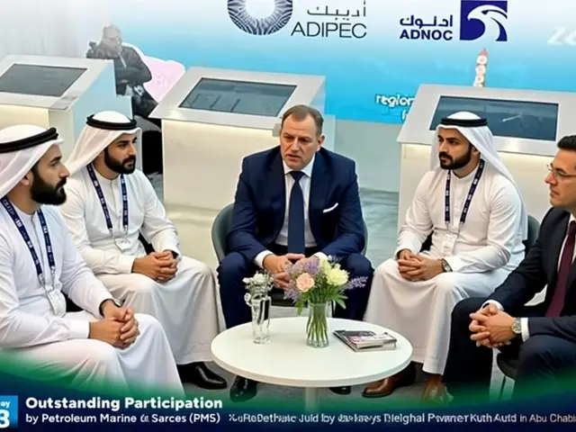 PMS وADNOC تبحثان شراكات بحرية جديدة في أديبك 2025