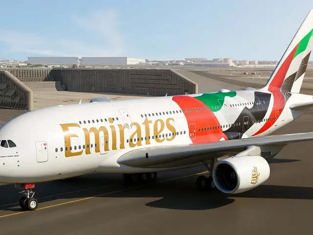 طيران الإمارات تُطلق "علم الإمارات الطائر" على عملاقة السماء A380